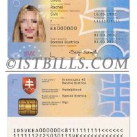 欧盟|波罗的海| 斯洛伐克ID卡/身份验证卡PSD模板 Slovak /Photoshop/PS