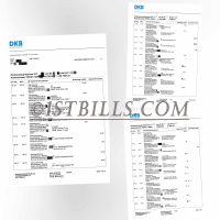 德国DKB银行账单 欧盟地址证明 Germany DKB Bank Statement PDF