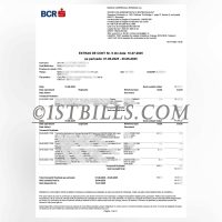 罗马尼亚BCR银行账单地址证明 BCR bank statement address proof (Romania)