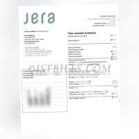 泰国 水电费账单  Jerapt 电费账单 地址证明 Thailand water and electricity bills, Jerapt electricity bills, proof of address