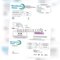 美国地址证明 水费账单 德州US Water bill