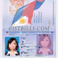 东南亚| 菲律宾新版护照 Philippines Passport PS/Photoshop/PSD模板（V2
