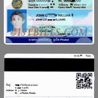 东南亚| Thailand Drivers License泰国驾照/驾驶证PSD模板
