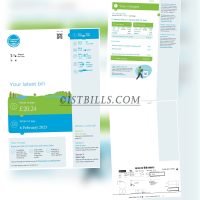 英国地址证明 水费账单UK Thames Water bill（公司地址证明）