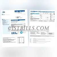 法国地址证明 Saurclient水费账单 法语 France Saurclient Water Bill Proof of Address PDF