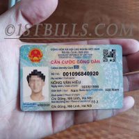 东南亚|越南新版身份证卡PS/PSD模板（手持版）Vietnam ID Card(CCCD) Template