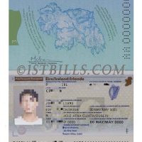欧盟|爱尔兰新版护照 Ireland Passport PS/PSD模板（V2高清版）