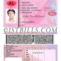 欧盟| 阿尔巴尼亚驾照/驾驶证 Albania DL PSD/PS模板