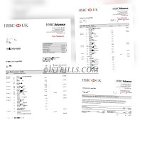 HSBC UK 带工资流水银行账单 收入证明 HSBC UK bank statement with salary statement and income proof