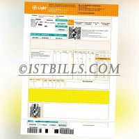 巴西Light电费账单 地址证明 Brazilian address proof Light electricity bill