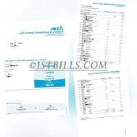 澳州地址证明 澳大利亚ANZ银行账单 AU ANZ Bank Statement PDF