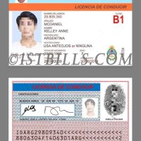 南美| 阿根廷驾照/驾驶证 Argentina DL PSD/Photoshop/PS模板
