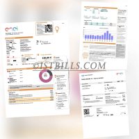 意大利地址证明 电费账单 Italy enel Electricity bill（欧盟地址证明）
