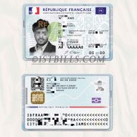 法国ID France ID 法国身份证 PSD模版可编辑 （欧盟KYC证件）