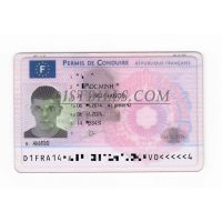 法国驾照 France Drving License 欧盟FR驾照 PSD可编辑模版（欧盟KYC证件）