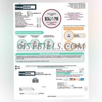 美国 北卡罗来纳州地址证明 EnergyUnited电费账单 EnergyUnited electricity bill from North Carolina, USA