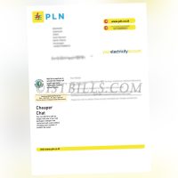 印度尼西亚 水电费账单  PLN 电费账单 印尼地址证明 Indonesian water and electricity bills (PLN) Electricity bills Proof of address