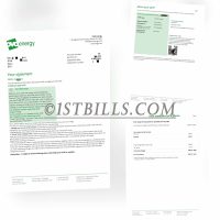 英国地址证明 OVO Energy 英格兰电费账单 Electricity Bills in England PDF