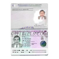 英国护照 新版UK Passport PSD模版可编辑 (英国KYC证件)