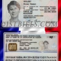 欧盟|法国新版居留卡/居住证/暂住证PS/PSD模板(V2) France Residence Permit