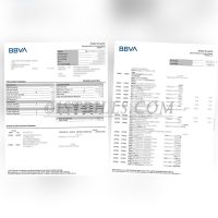 墨西哥地址证明 BBVA 银行账单 地址证明 Mexican address proof BBVA bank statement address proof
