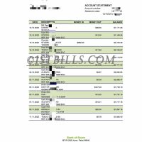 帕劳地址证明 帕劳关岛银行账单 Palau Bank Statement