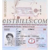 欧洲| 波兰护照PSD模板（V2）Poland Passport Photoshop/PSD（V2）