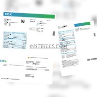 美国地址证明 COX电信公司网费账单 Internet Bill