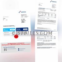德国地址证明 德国Mainova电费账单 Germany Mainova Electricity Utility Bill Proof Of Address