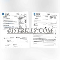 美国运通白金信用卡账单 地址证明 American Express Platinum Credit Card Statement Proof of Address