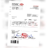 HSBC账户资产声明 资金证明 HSBC Account Funds Proof