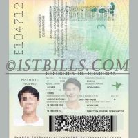 南美|中美|加勒比海| 洪都拉斯护照 Honduras Passport PSD模板/Photoshop/PS