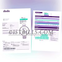 澳大利亚水电账单 dodo energy 电费费账单  澳洲地址证明 Australian electricity and water bill (Dodo Energy electricity bill), Australian address proof.