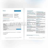 奥地利 Muster 电费 水电费账单 地址证明 Austria Muster electricity and water bills, proof of address