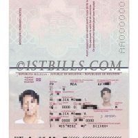 东欧|摩尔多瓦新版护照Moldova PassportPS/PSD模板(V2)