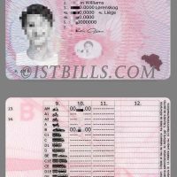 欧盟|比利时驾照Belgium DL/驾驶证PS/PSD模板（V1）