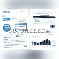 新西兰水电费账单 energya 电费账单地址证明 New Zealand electricity and water bill (Energya electricity bill) - address proof