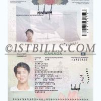 北美 加拿大护照 Canada Passport PSD/photoshop/ps模板(2013)