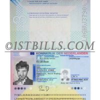 欧盟| 荷兰护照 Netherlands Passport PS/Photoshop/PS模板