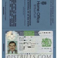 英国居留卡/居留文件 2022新版 V3 UK Residence Dodumentation PS/PSD 2022 V3模板