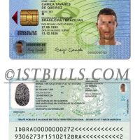 南美洲|拉美| 巴西ID卡/身份证PSD模板 Brazil /Photoshop/PS（V1版）