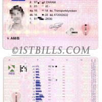 北欧|瑞典驾照 Sweden DL/驾驶证PS/PSD模板（V2）