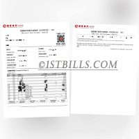中国地址证明 招商银行信用卡账单 China ICBC Bank Credit Card Statement PDF