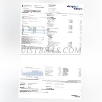 菲律宾水电费 地址证明 Visayan Electric 电费账单 地址证明 Philippine water and electricity bills, proof of address (Visayan Electric bill), proof of address