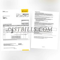 德国邮政银行信用卡账单 欧盟地址证明  Postbank credit card statement Proof of EU address