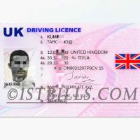 新版英国驾照V4 U.K Drving License V4 英国驾照 PSD可编辑模版（英国KYC证件）