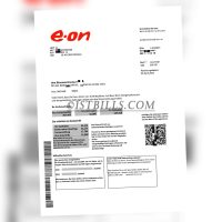 德国地址证明 eon电费账单德语 Germany eon Electricity bill