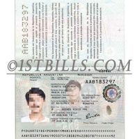 南美州|拉丁美洲 阿根廷护照 Argentina Passport PSD/photoshop/ps模板