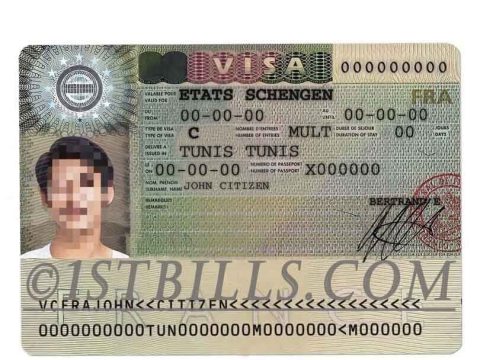 欧盟| 法国VISA签证卡/身份验证卡 France PSD模板/Photoshop/PS