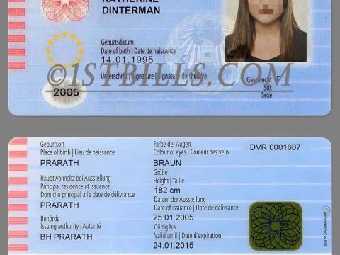 欧盟| 奥地利身份证卡 Austria ID Card Template PS/PSD模板（V1版）